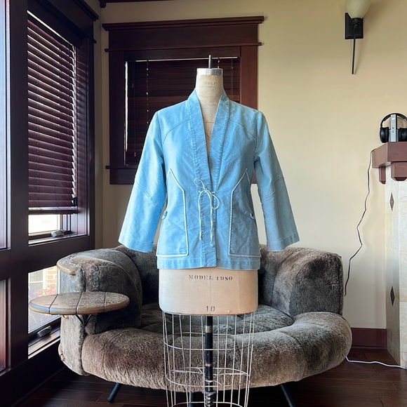 Caron Callahan denim jacket M - Picture 7 of 12